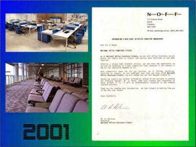 Office furniture fitting 2001