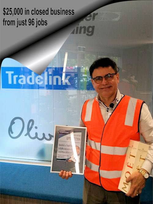 Business award Manuel at Tradelink